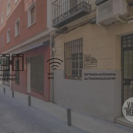 New Piso Centrico Para 7Pax A 2 Min Andando De Gran Via E2 Madrid Exterior photo