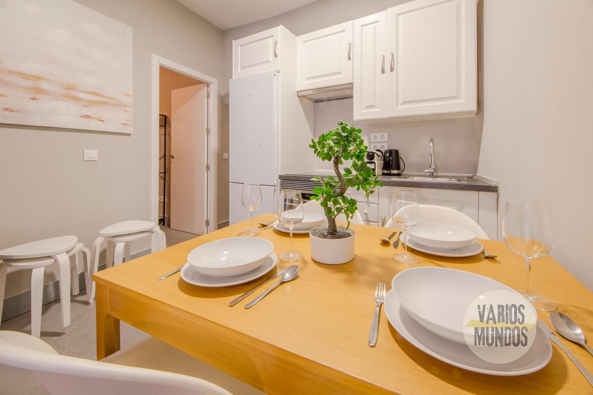 New Piso Centrico 7pax A 2 Min Andando De Gran Via E2 Apartament